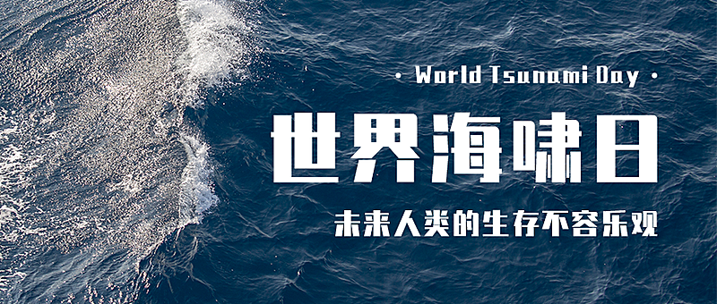 世界海啸日自然灾害知识科普实景公众号首图