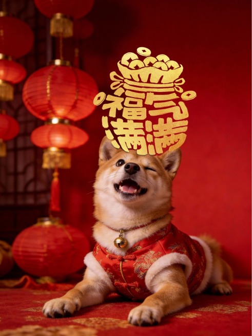 PLOG春节文字模板-聚宝盆预览效果