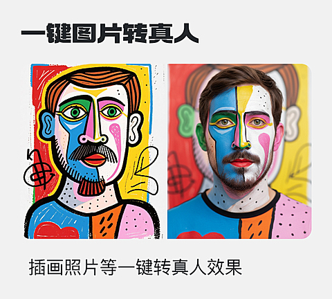 一键图片转真人