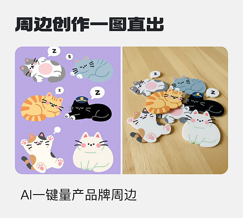 风格图生成周边物料