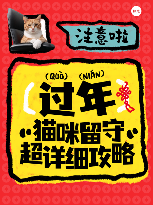 春节个人生活通用喜庆感小红书封面预览效果