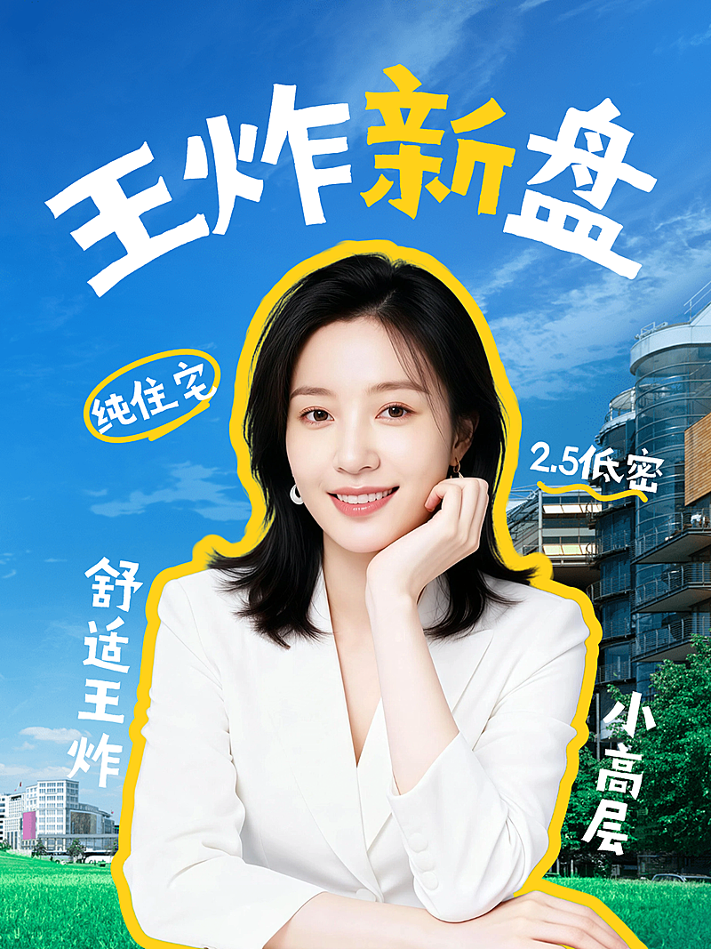 房产地产新盘房源促销推荐小红书封面