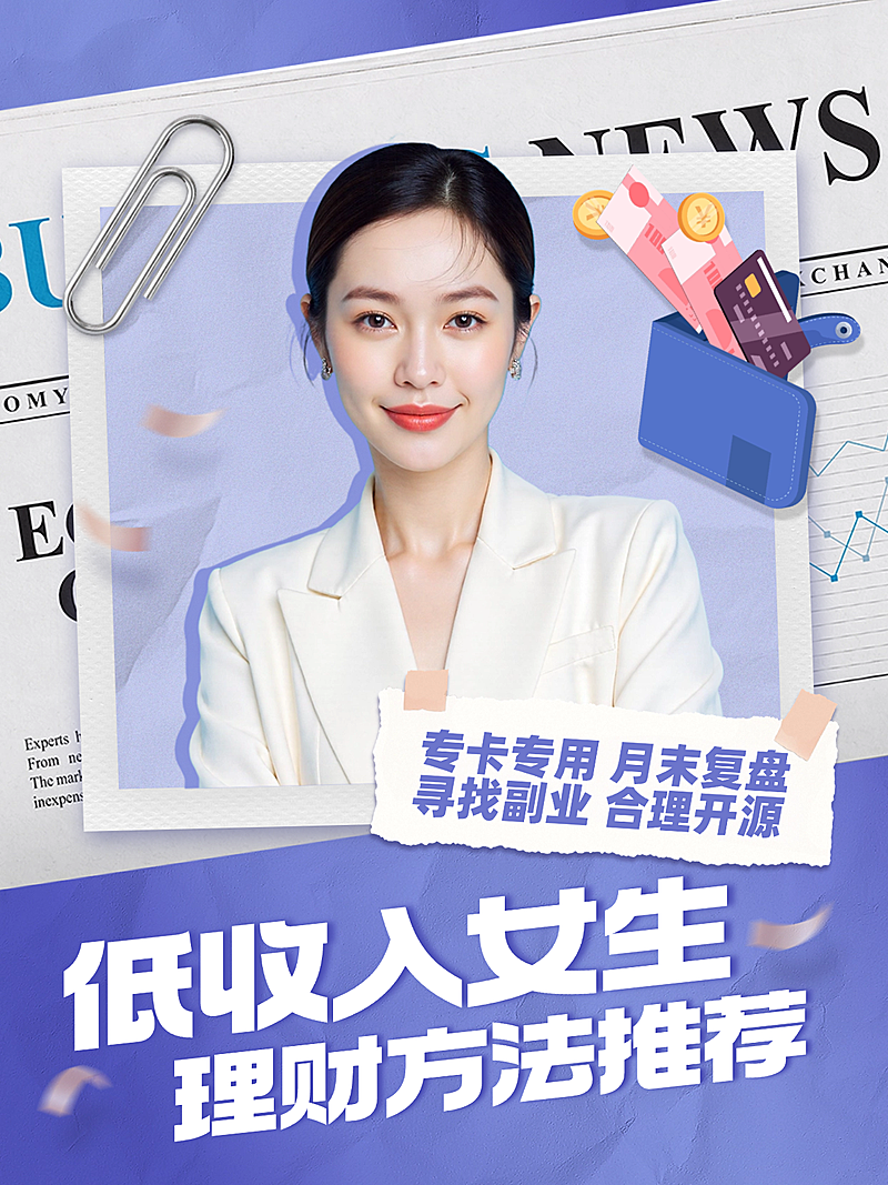 金融理财方法推荐攻略小红书封面