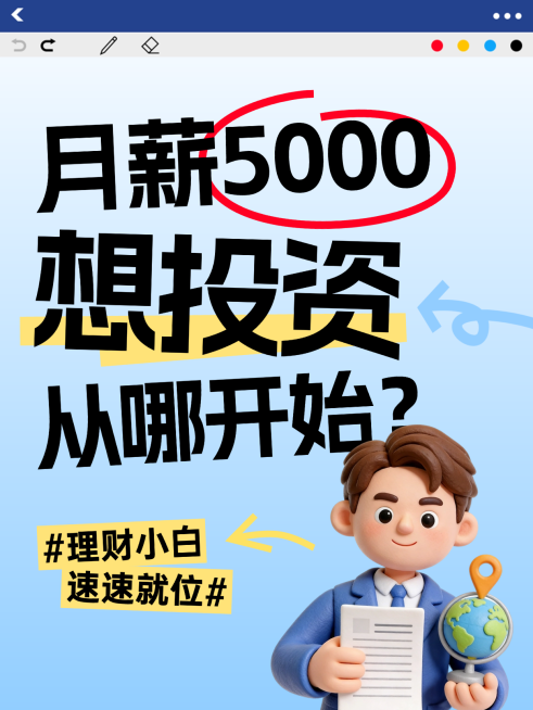 金融理财投资知识指南攻略小红书封面预览效果