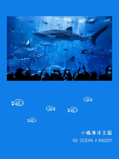 colorwalk颜色跨屏拼图plog蓝色系水族馆预览效果