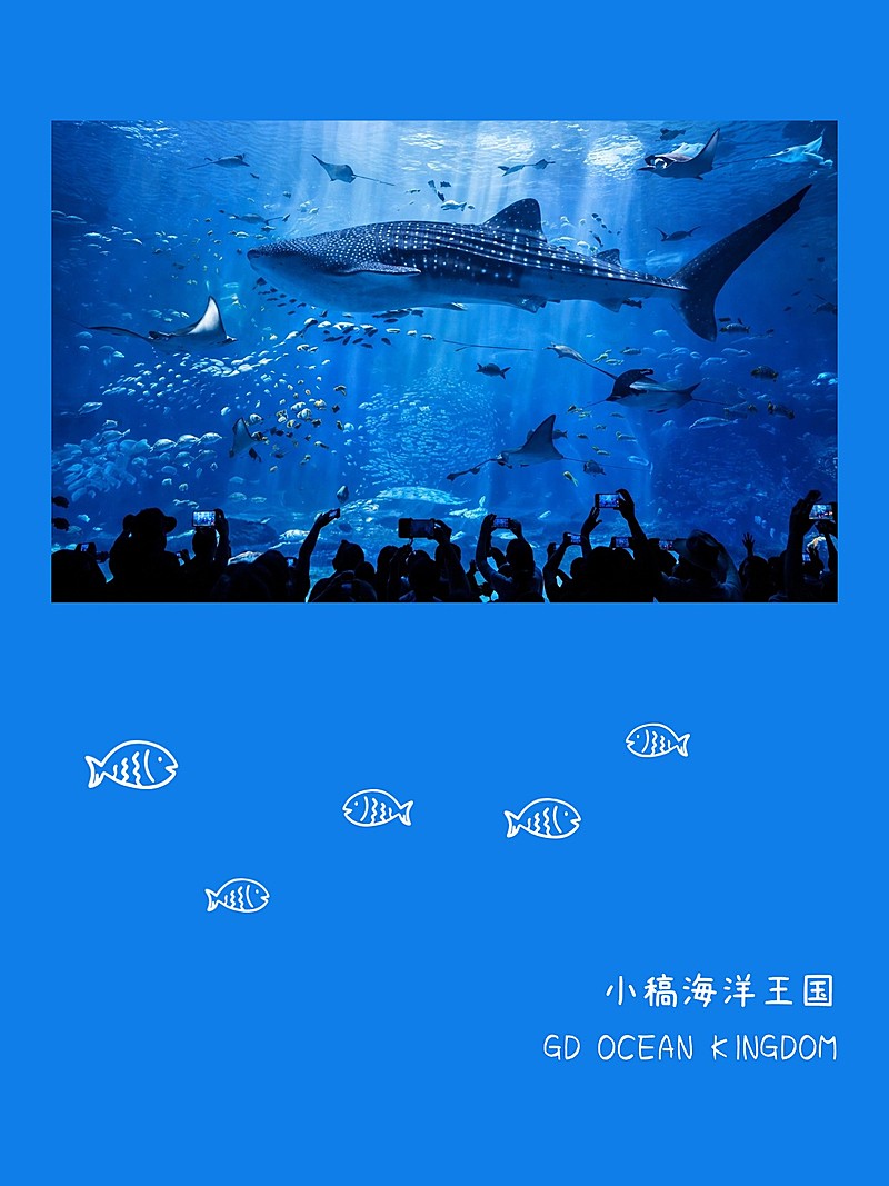 colorwalk颜色跨屏拼图plog蓝色系水族馆