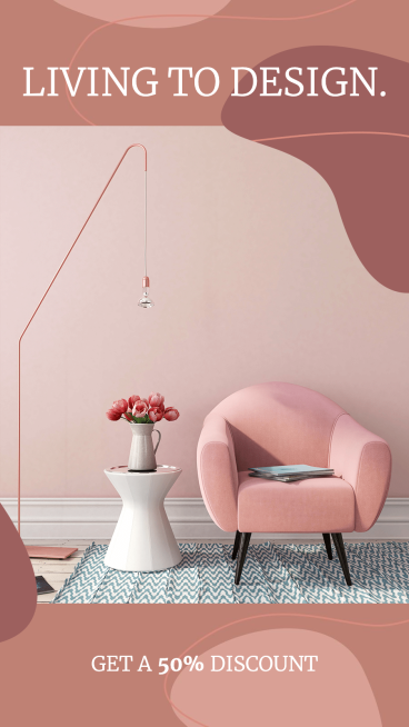 Furniture Promtotion Price Big Discount Fashion Simple Style Ecommerce Story预览效果