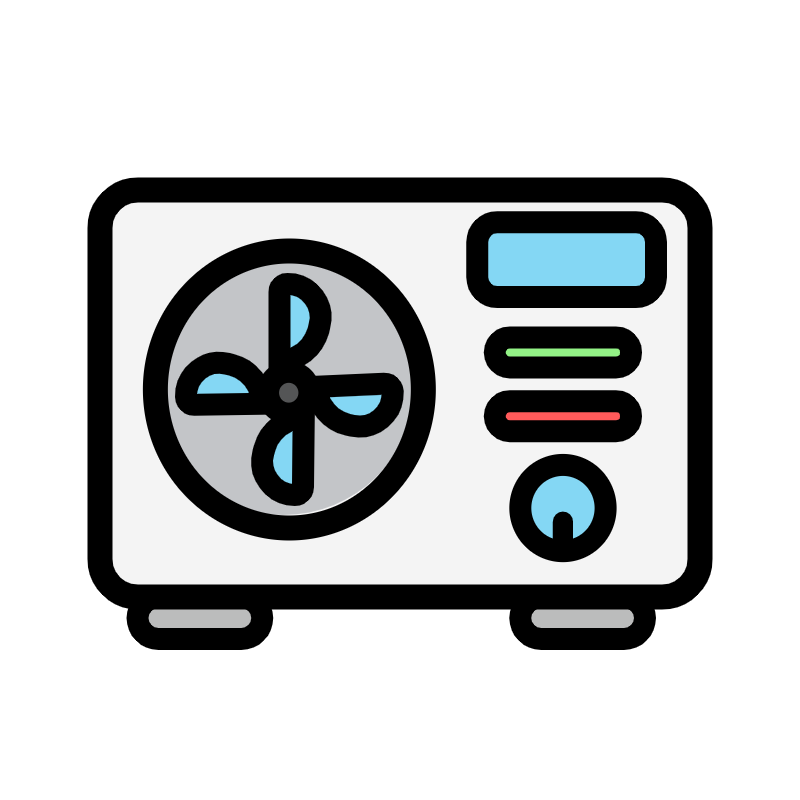 ICON-电器icon-SVG-空调外机预览效果