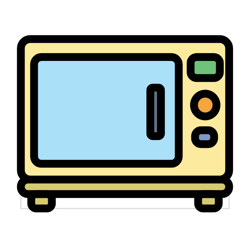 ICON-电器icon-SVG-微波炉_模板素材-稿定设计