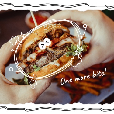 Delicious Burger Mark Template
