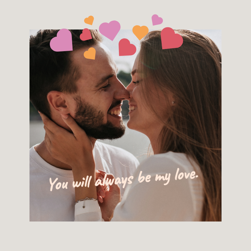Couples Love Mark Template