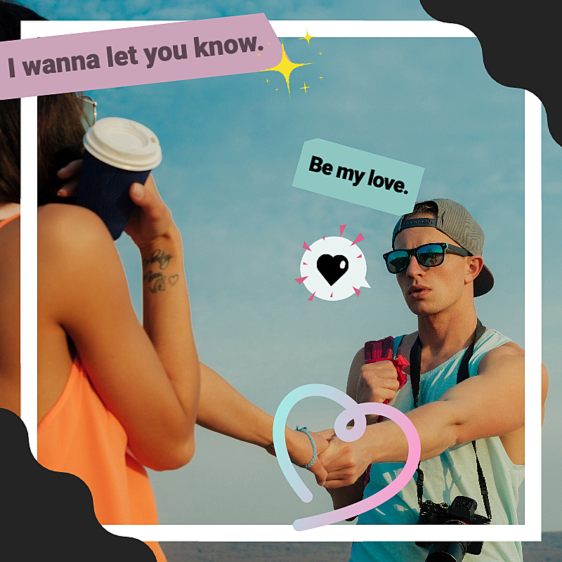 Couples Love Mark Template