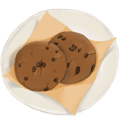 美食插画-下午茶-甜品饼干