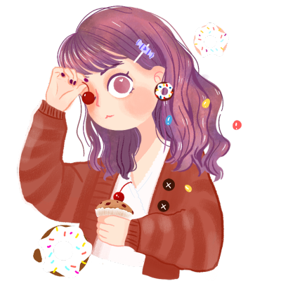 人物插画-女孩