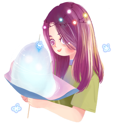 人物插画-女孩
