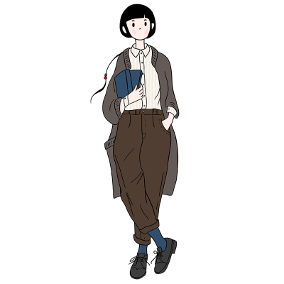 人物插画-女孩