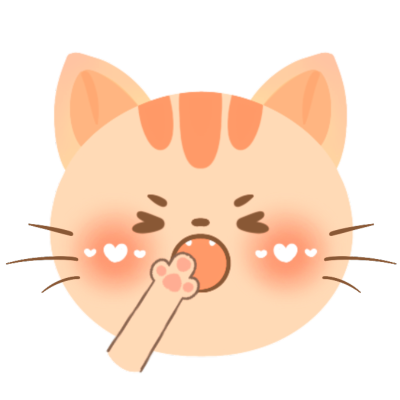 可爱手绘插画-猫