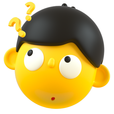 疑问3D表情及手势套系贴纸-