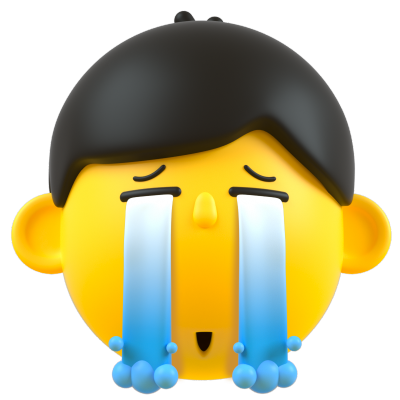 3D表情及手势套系贴纸-哭