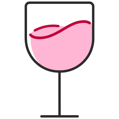 食品生鲜线性扁平行业icon-红酒