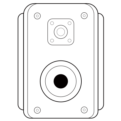 家电线性扁平行业icon-音响