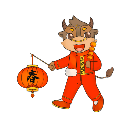 牛年贺岁系列素材-灯笼
