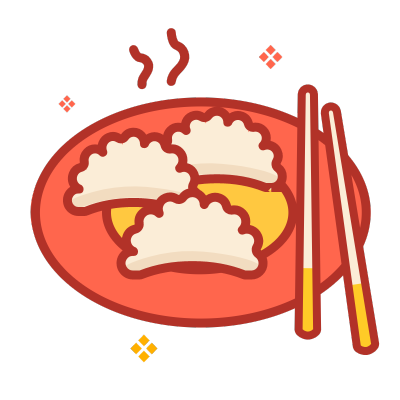 传统/新式节日主题-春节饺子