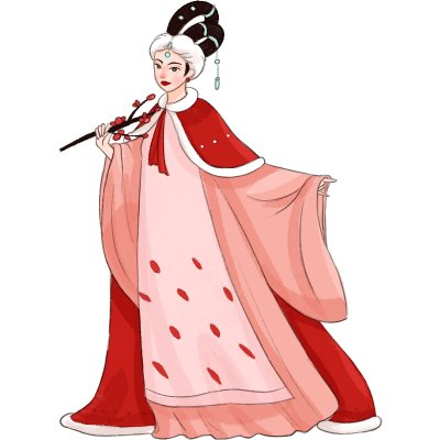 中国风人物手绘系列-女人