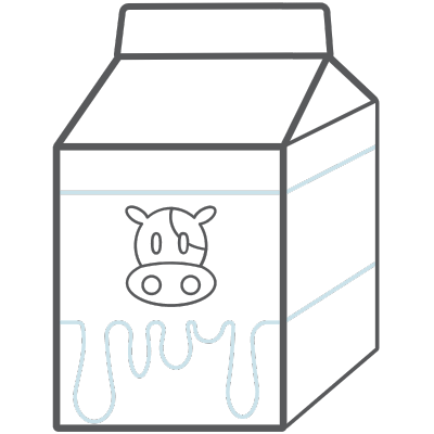 生鲜食品行业icon-牛奶