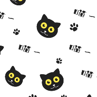 可爱图案马赛克-猫