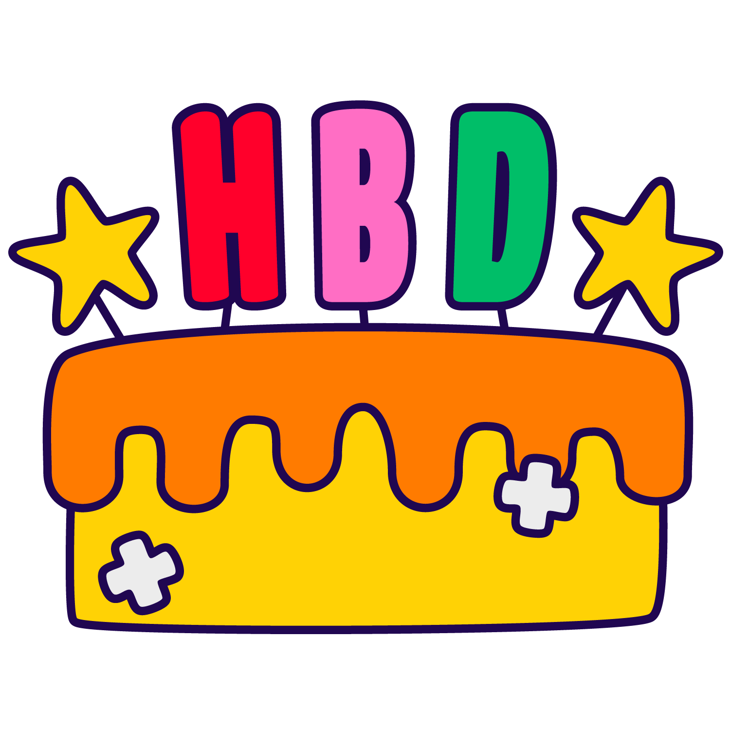 Happy Birthday Sticker