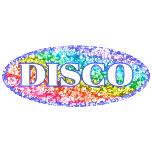DISCO复古动态贴纸