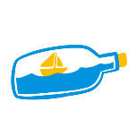 漂流瓶动态贴纸