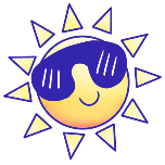 太阳动态贴纸
