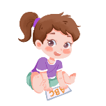 小女孩2教育动态贴纸