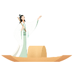 许仙中国风手绘动态贴纸