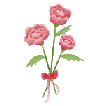 花束手绘可爱动态贴纸