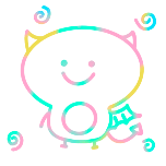 魔鬼霓虹可爱动态贴纸
