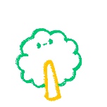 树简约手绘动态贴纸