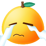 哭泣可爱卡通动态贴纸