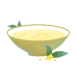 桂花茶手绘动态贴纸