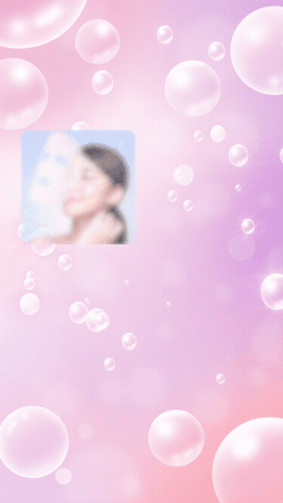 美容美妆产品展示粉色泡泡竖版视频