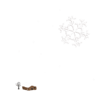 小雪节气手绘扁平风动态贴纸
