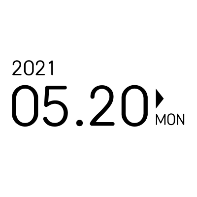 简约时间文字组合3