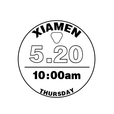 简约时间文字组合28