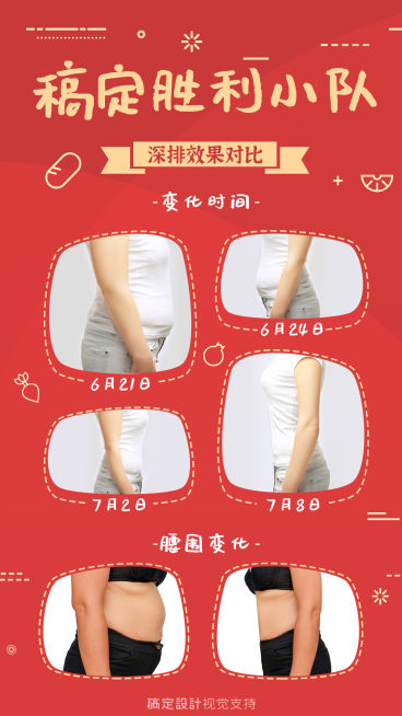 对比图多个疗程对比营销海报预览效果