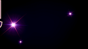 紫色炫彩星星展示