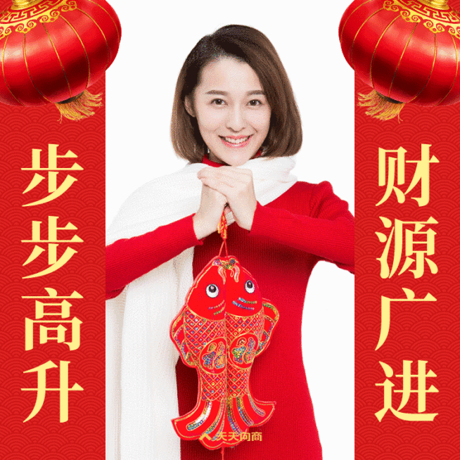 新年祝福新年方形海报预览效果
