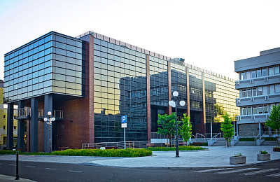 Modern buildings