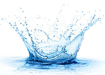Splash - Fresh Drop In Water - Close Up